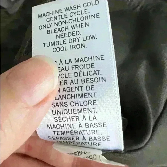 Banana Republic Women’s Olive Green Textured Mini Preppy Prep Cotton Skirt 0 - Picture 10 of 10